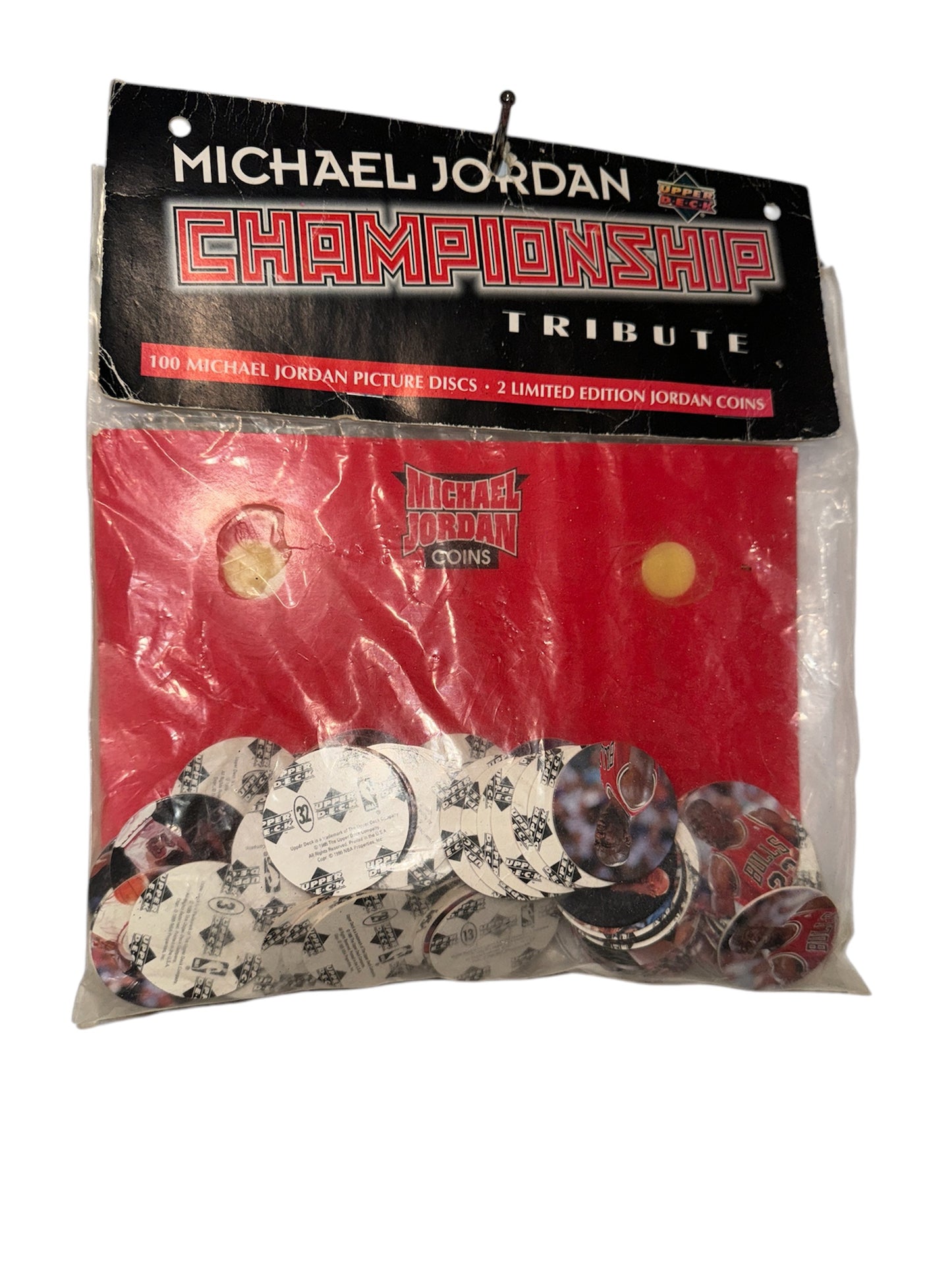 Vintage Michael Jordan Pogs NBA 1990s Upper Deck Slammer
