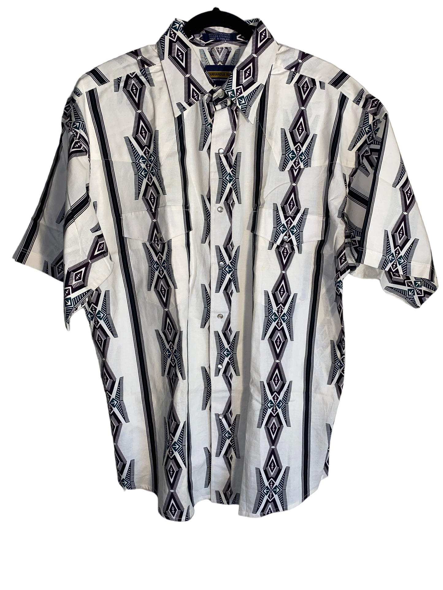 Vintage Panhandle Slim Short Sleeve Pearl Snap