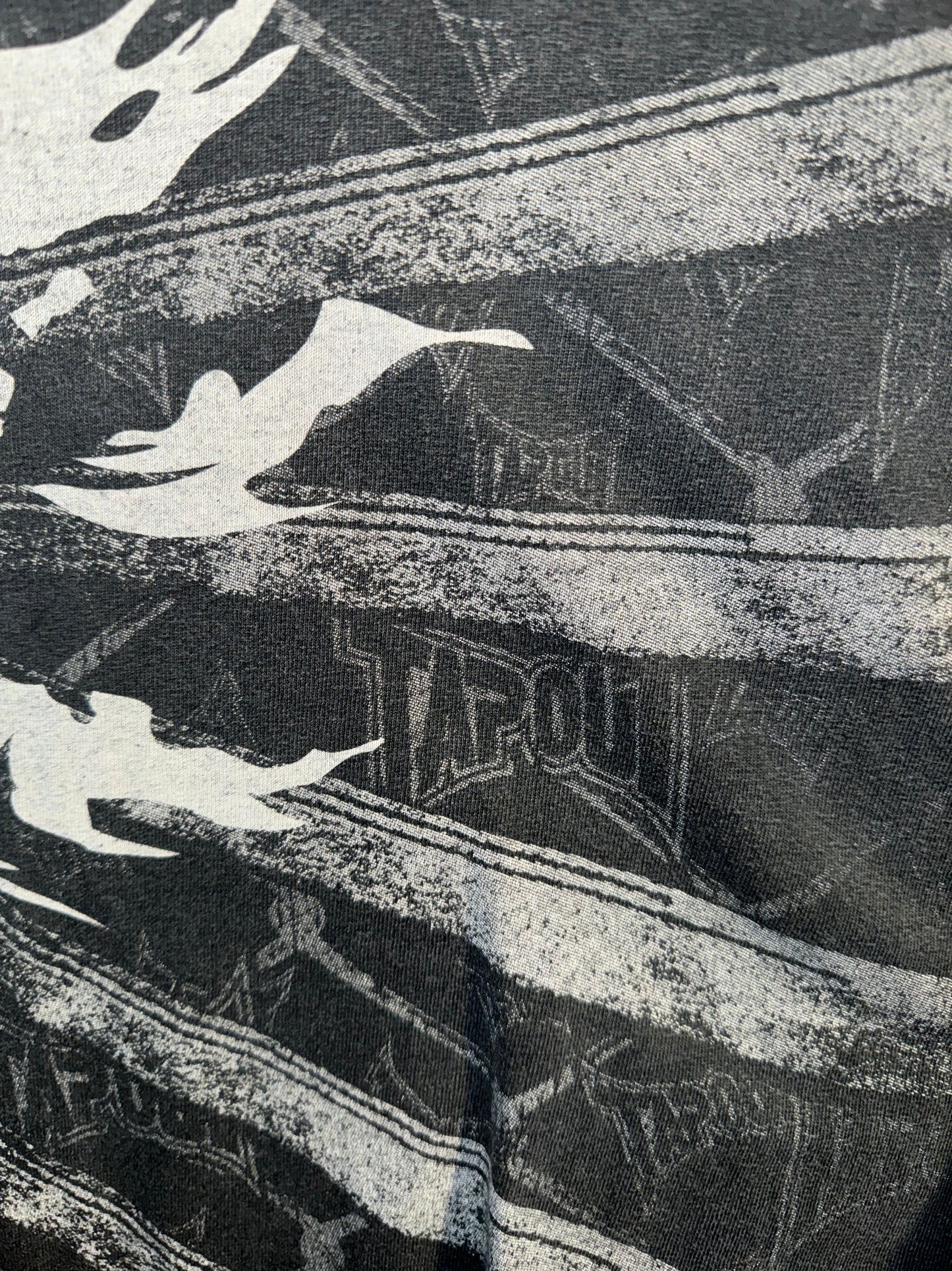 Vintage Tapout Shirt Winged Skull