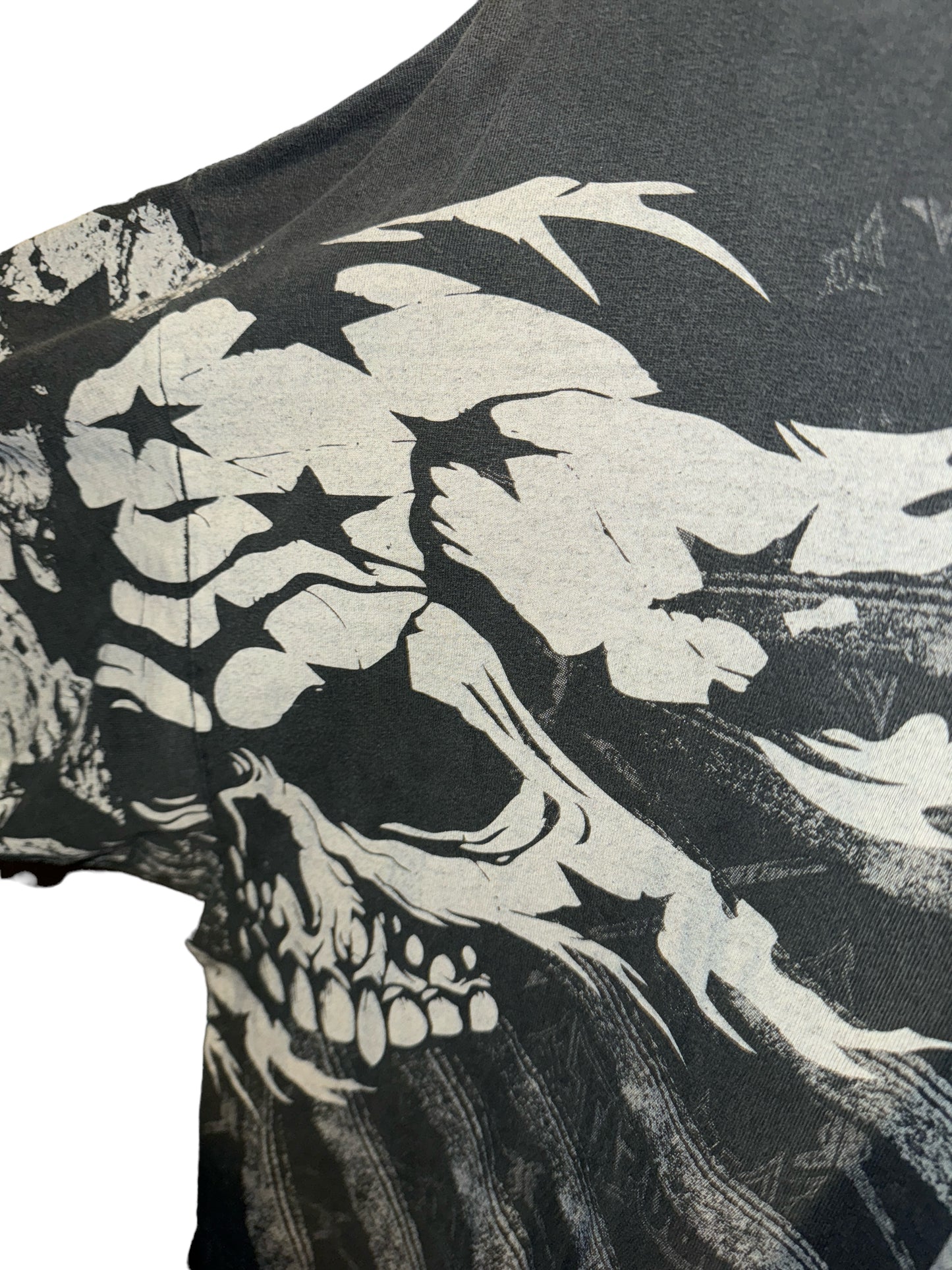 Vintage Tapout Shirt Winged Skull