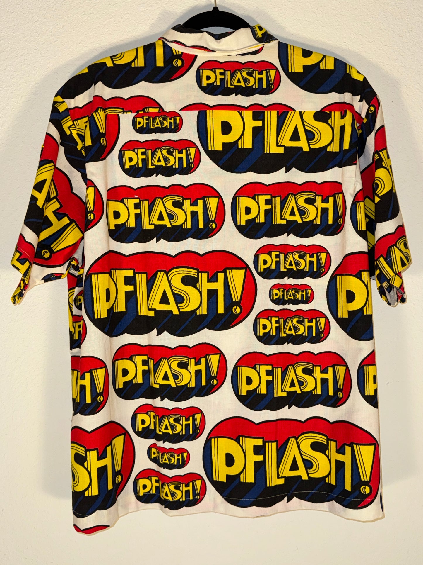 Vintage Gas Station Workshirt 1960s Fina Pflash AOP Button Up