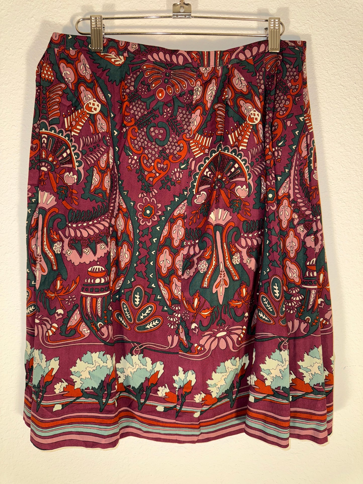 Vintage Lanvin Skirt 1980s Designer French