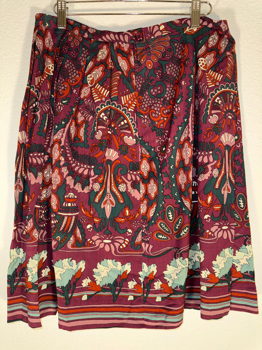 Vintage Lanvin Skirt 1980s Designer French