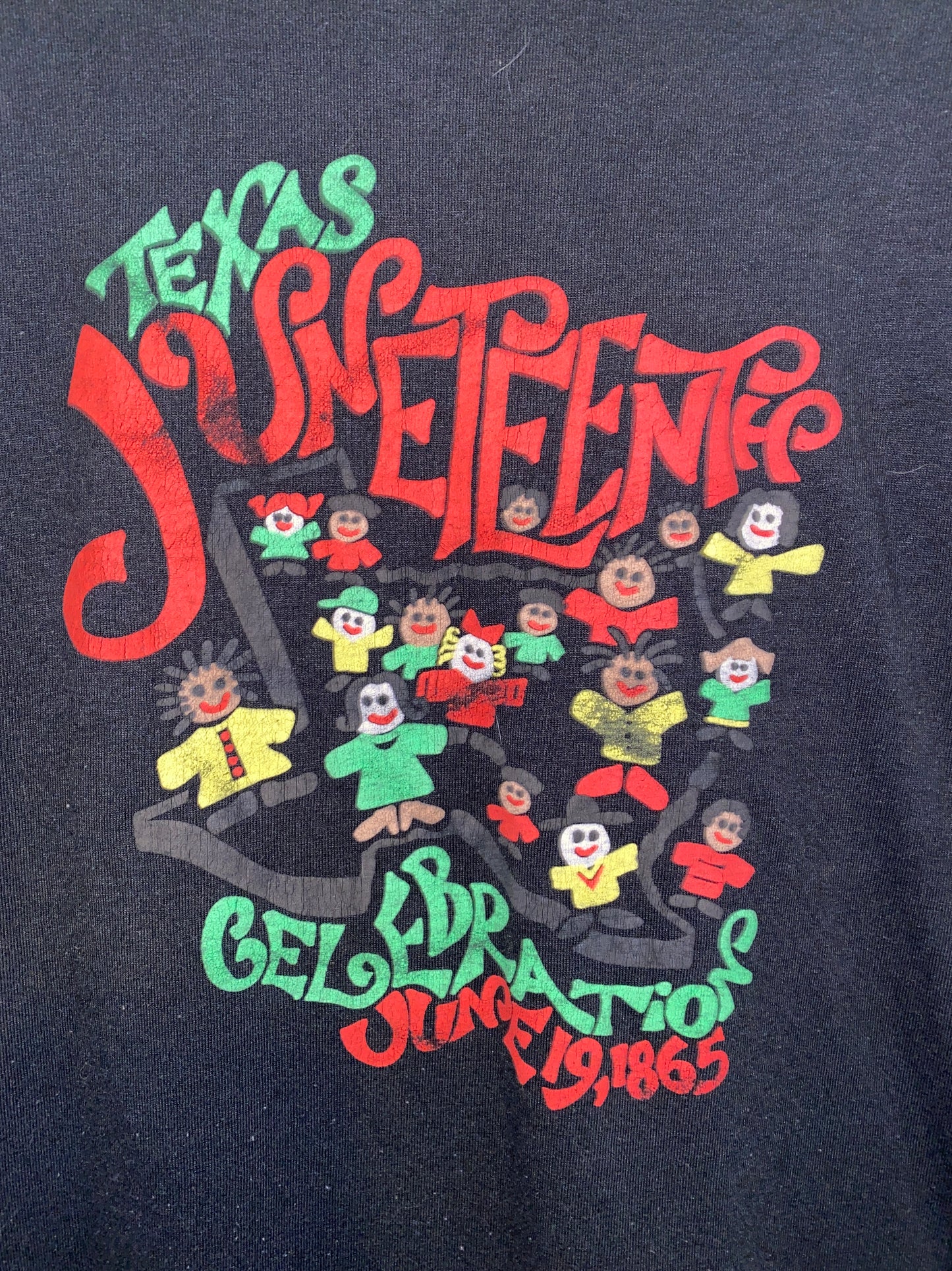 Vintage Juneteenth Shirt 1990s Black Pride