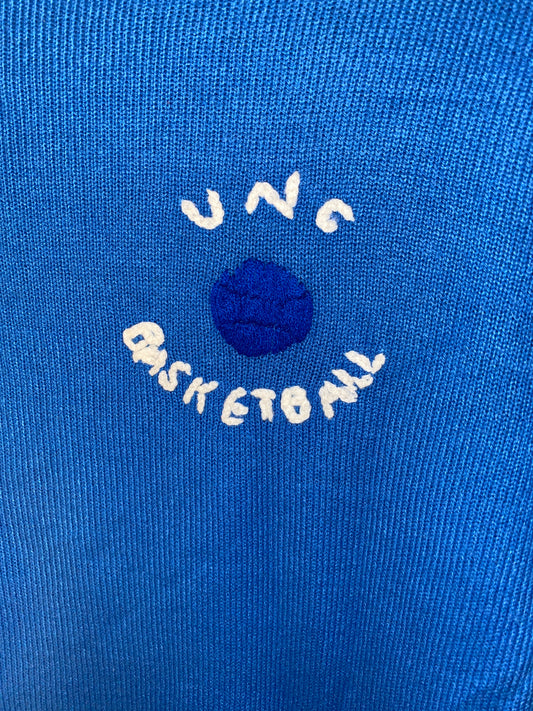 Vintage UNC Basketball Knit Shirt Very Rare 1960s Tarheels Shirt