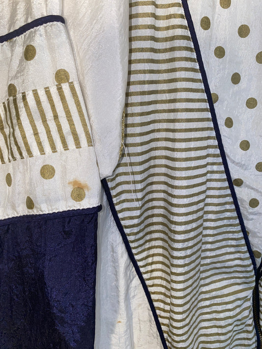 Vintage Windbreaker Maggie Barnes Polka Dot Jacket