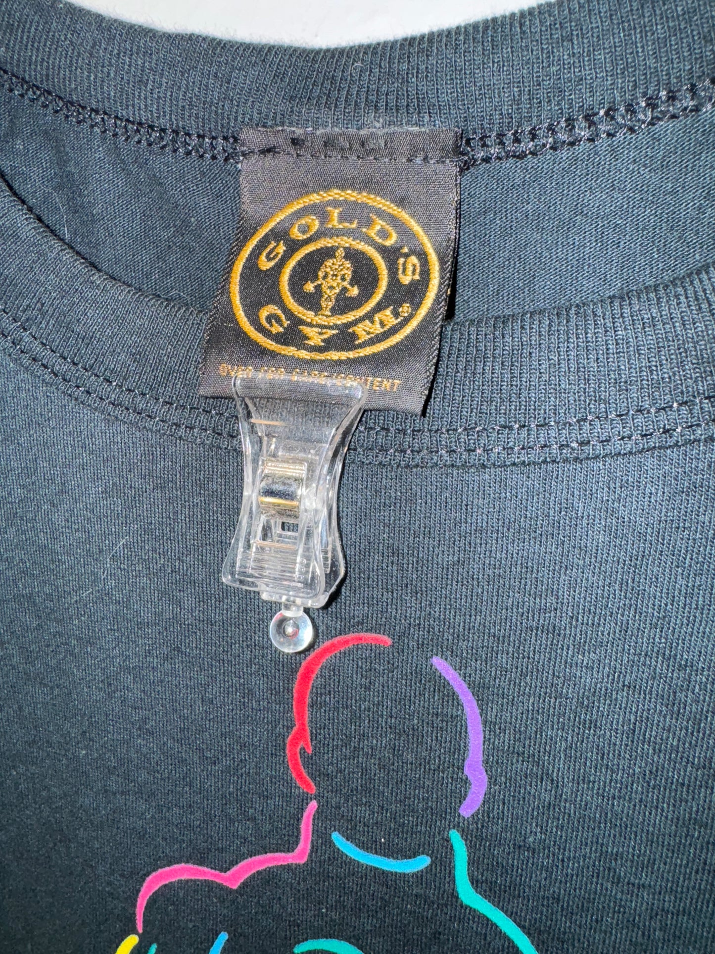Vintage Golds Gym Neon Sleeveless Shirt Alexandria Virginia