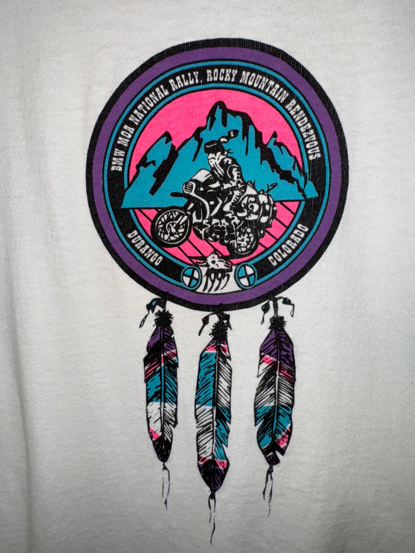 Vintage BMW Shirt BMW Motorcycle Rally Graphic Tee BMW MOA