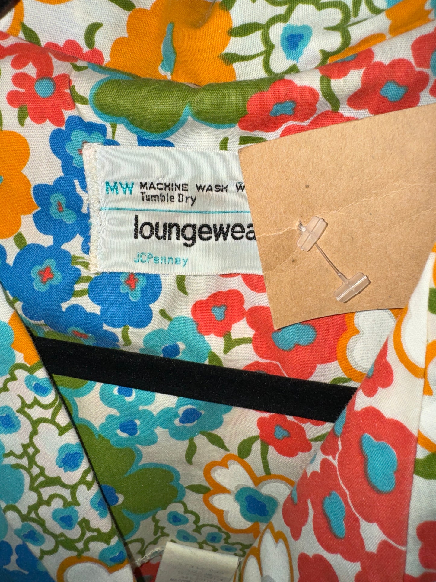 Vintage Wide Lapel Flower Dress Loungewear Day Dress