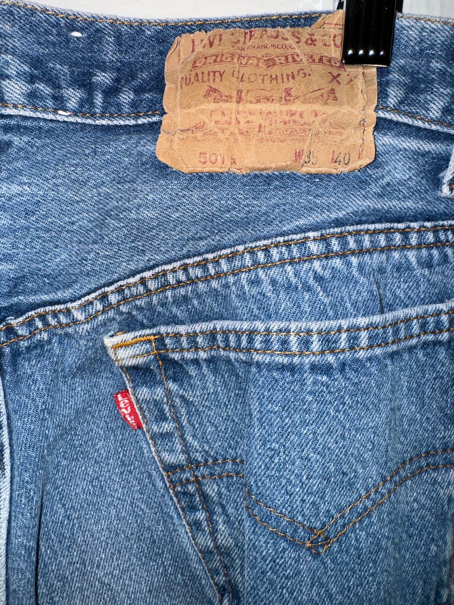 *Vintage Levi's 501 Jeans Levis Strauss Pants Tall