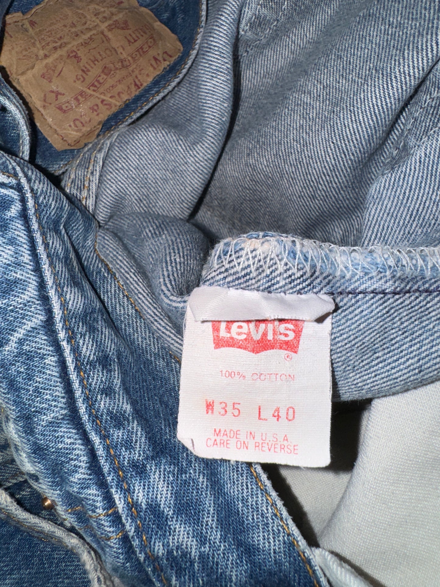 *Vintage Levi's 501 Jeans Levis Strauss Pants Tall