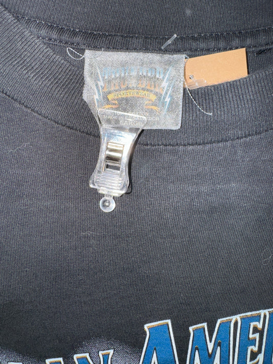 Vintage American Thunder Shirt Hunter Outdoorsman 2nd Amendment Gun