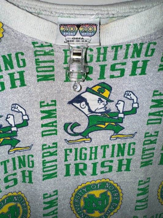 Vintage Notre Dame Shirt AOP Notre Dame Fighting Irish 1990s