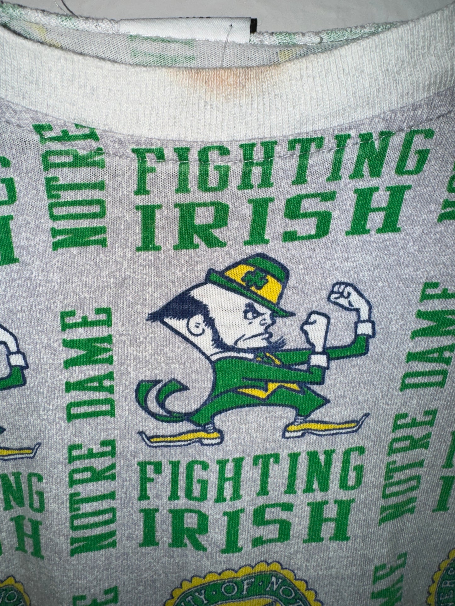Vintage Notre Dame Shirt AOP Notre Dame Fighting Irish 1990s
