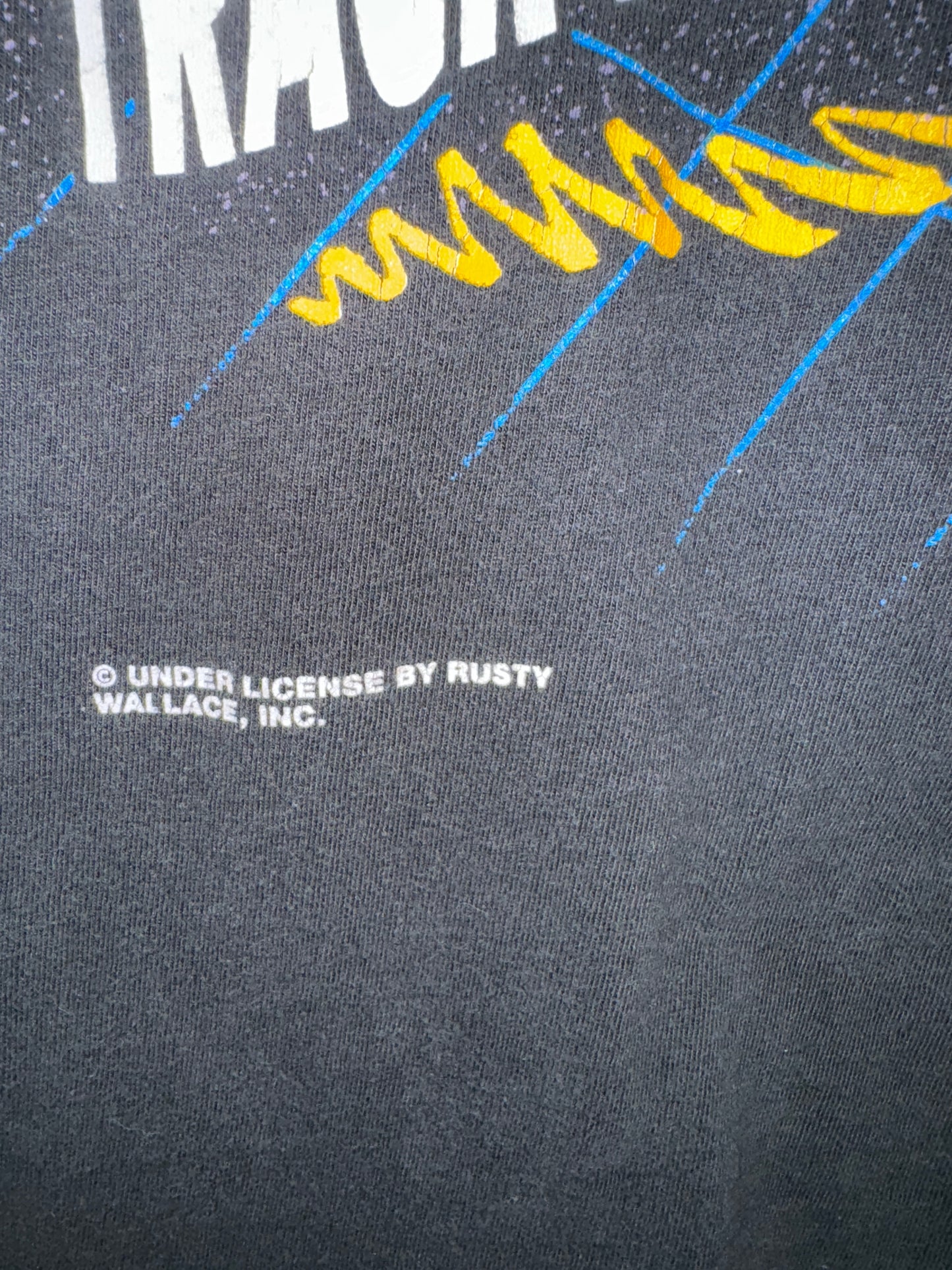 Vintage Rusty Wallace Shirt NASCAR Graphic Tee 1990s