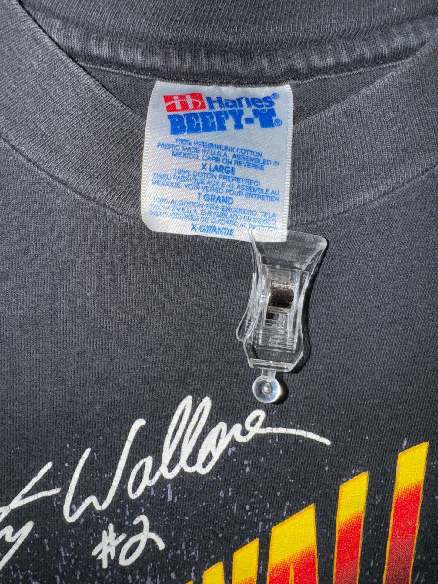 Vintage Rusty Wallace Shirt NASCAR Graphic Tee 1990s