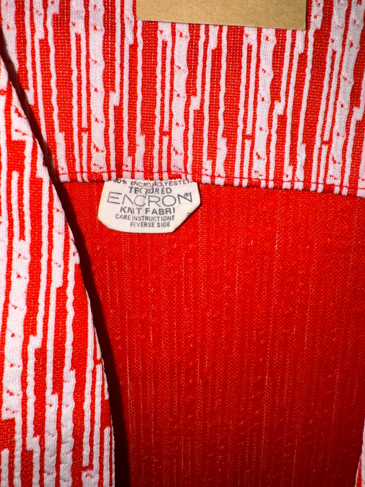 Vintage Vest 1970s Polyester Vest