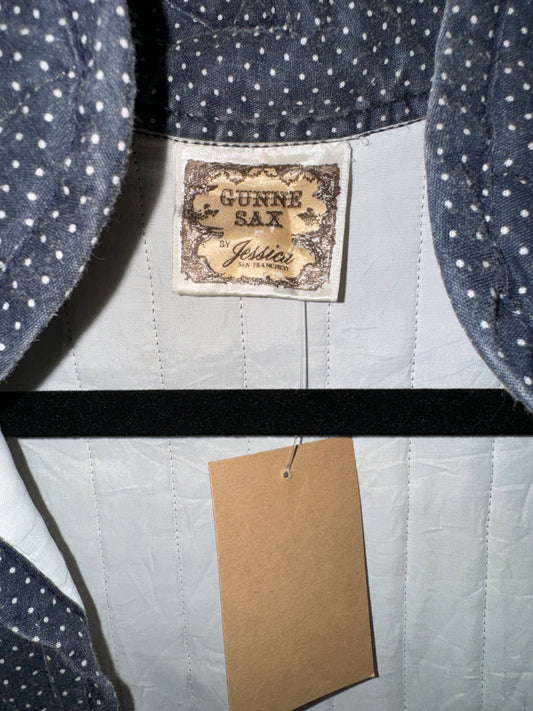 Vintage Gunne Sax Quilt Coat Jessica McKlintock Cottagecore Prairie Western