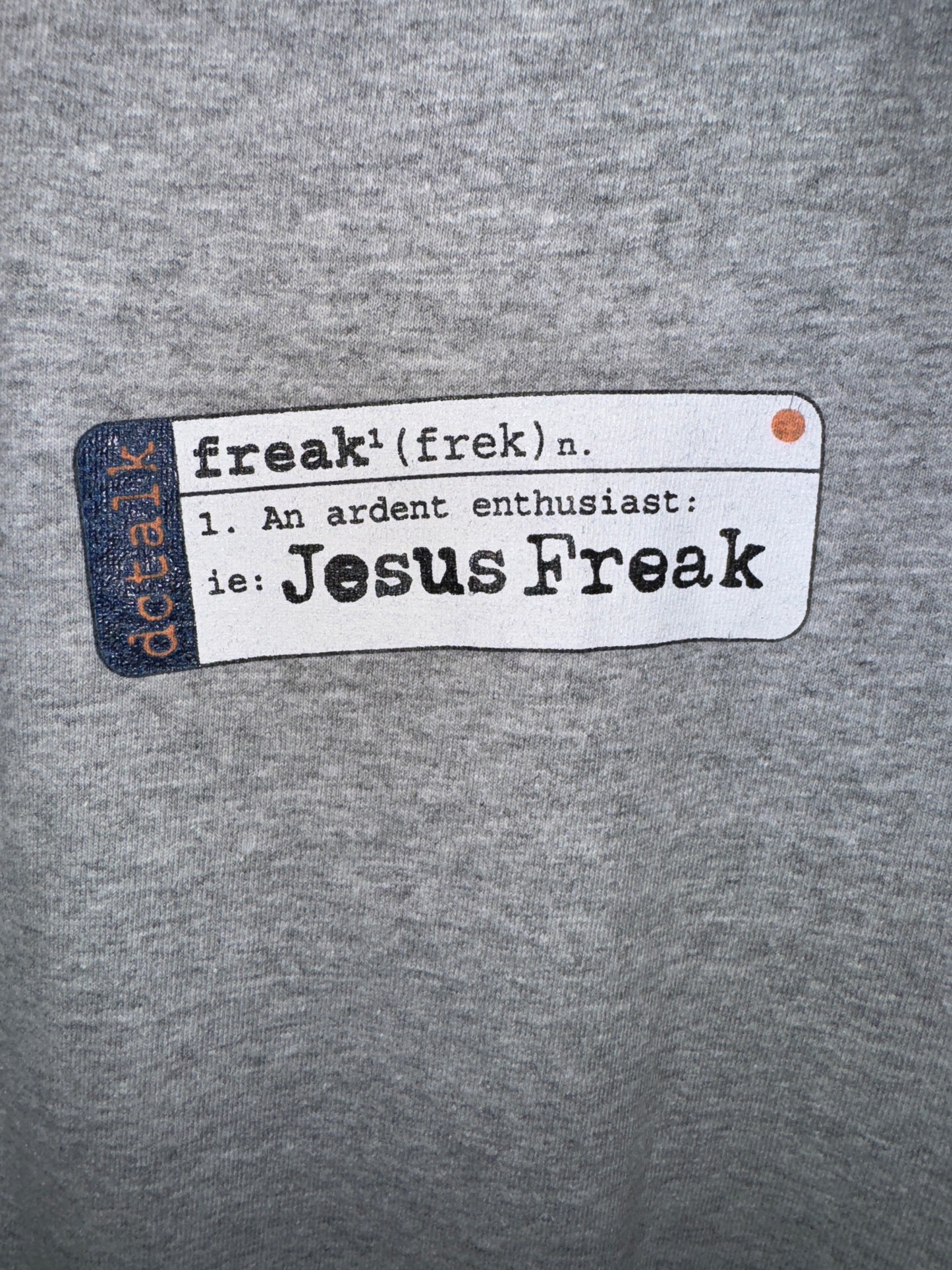Vintage DC Talk Shirt Jesus Freak Christian Concert Shirt 1990s