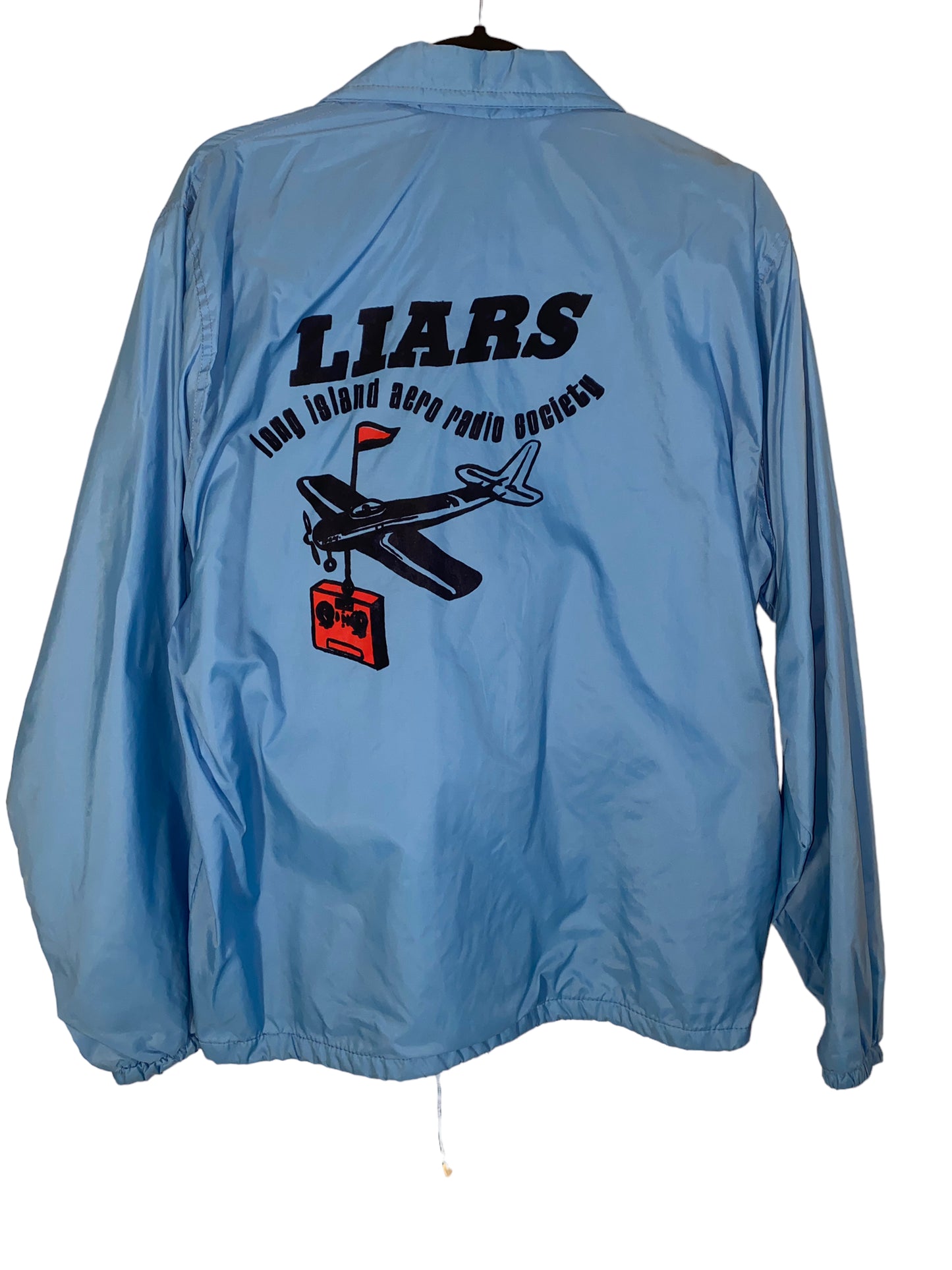 Vintage Radio Control Plane Jacket Chain Stitch LIARS