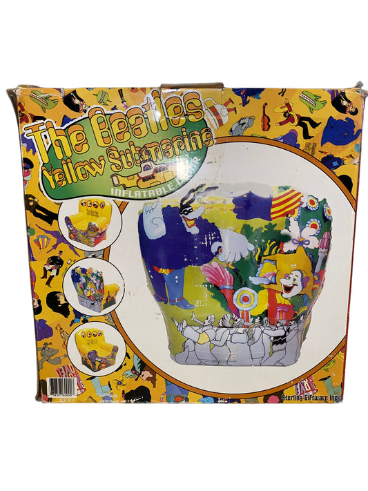 Vintage Beatles 1999 Yellow Submarine Inflatable Chair
