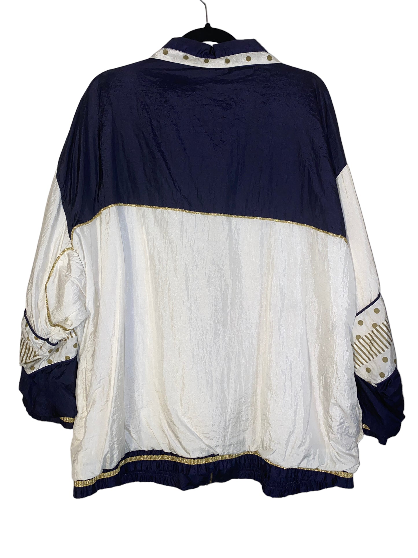 Vintage Windbreaker Maggie Barnes Polka Dot Jacket