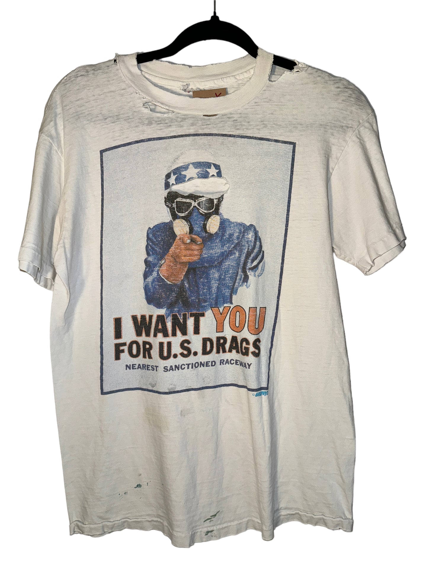 Vintage Drag Race Shirt NHRA Funny Car I Want You