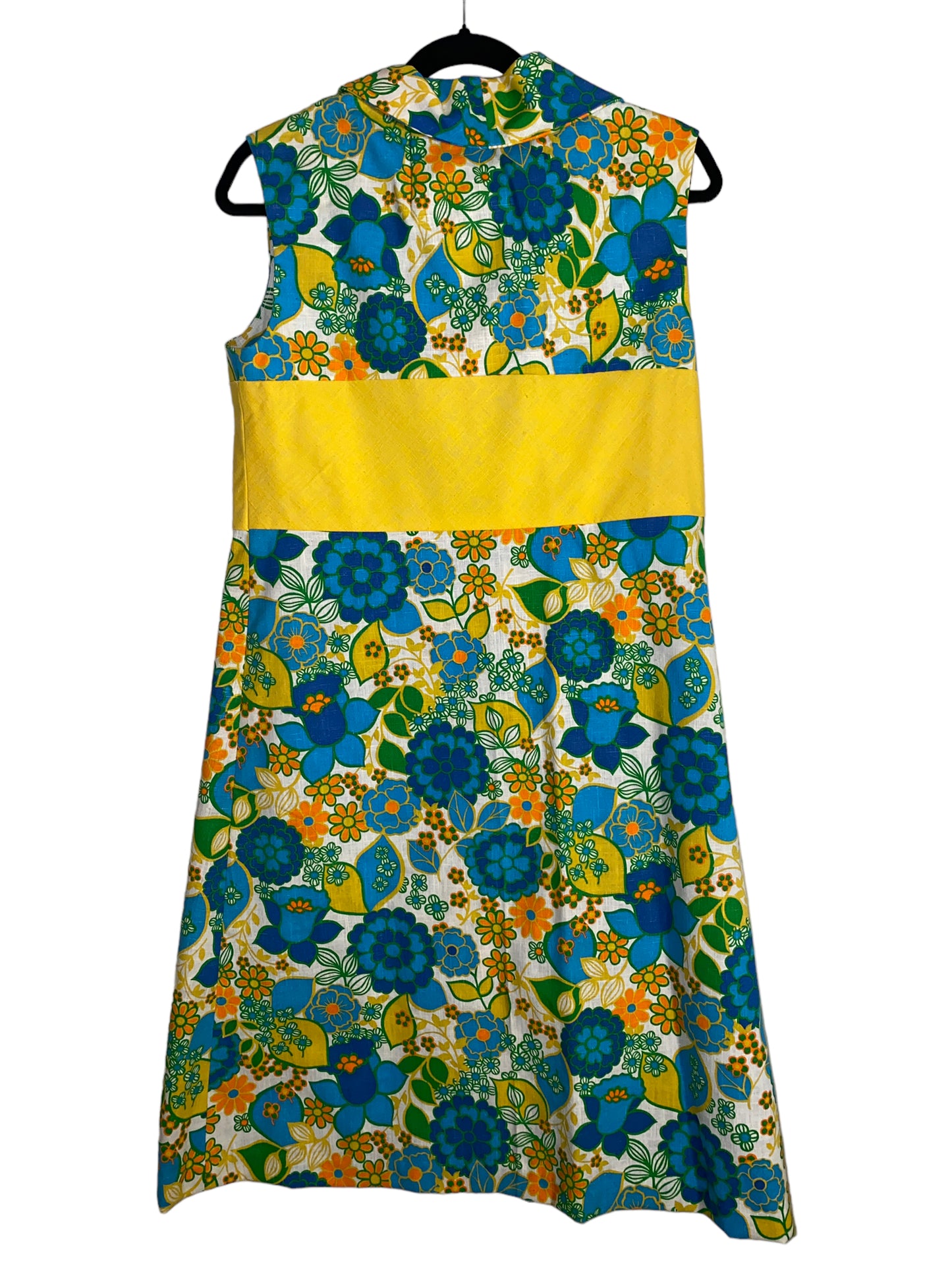Vintage 1960s Midi Psychedelic Dress