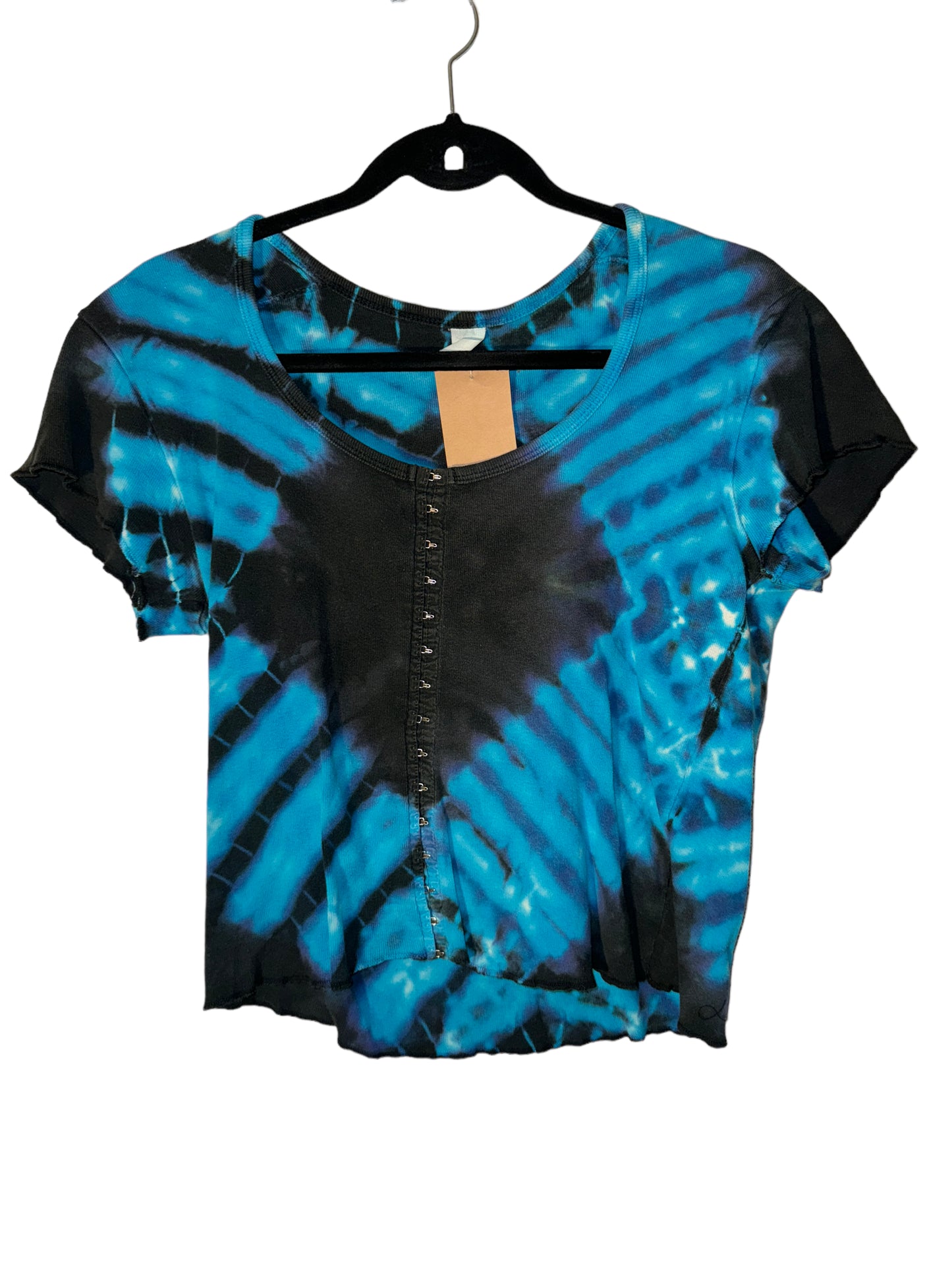 Vintage Tie Dye Shirt Baby Doll Cut