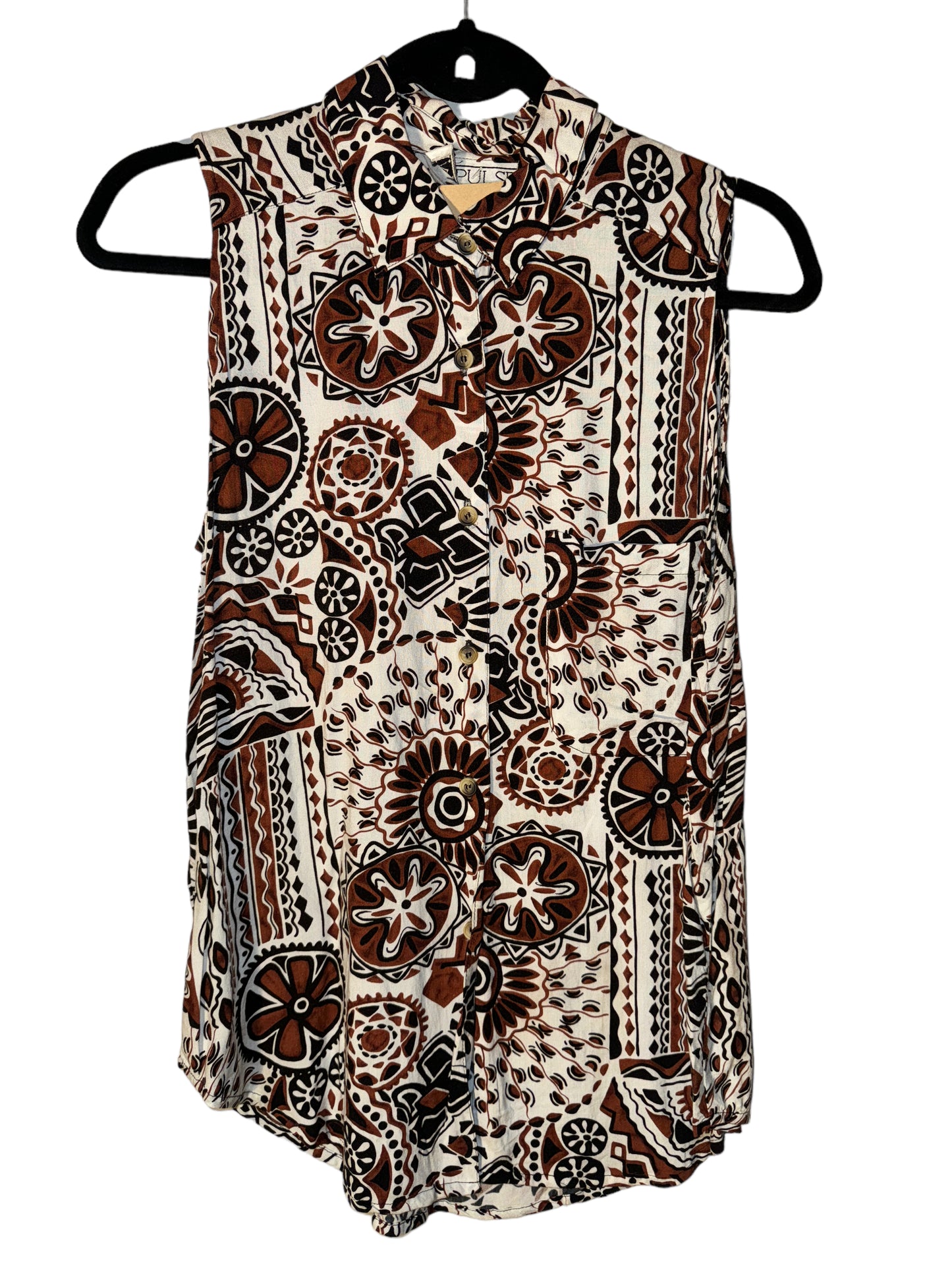 Vintage Sleeveless Top by Impulse