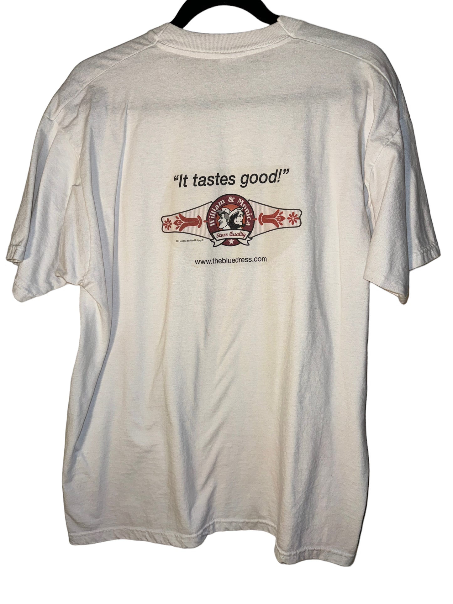 Vintage Bill Clinton Shirt Monica Lewinsky Political Humor