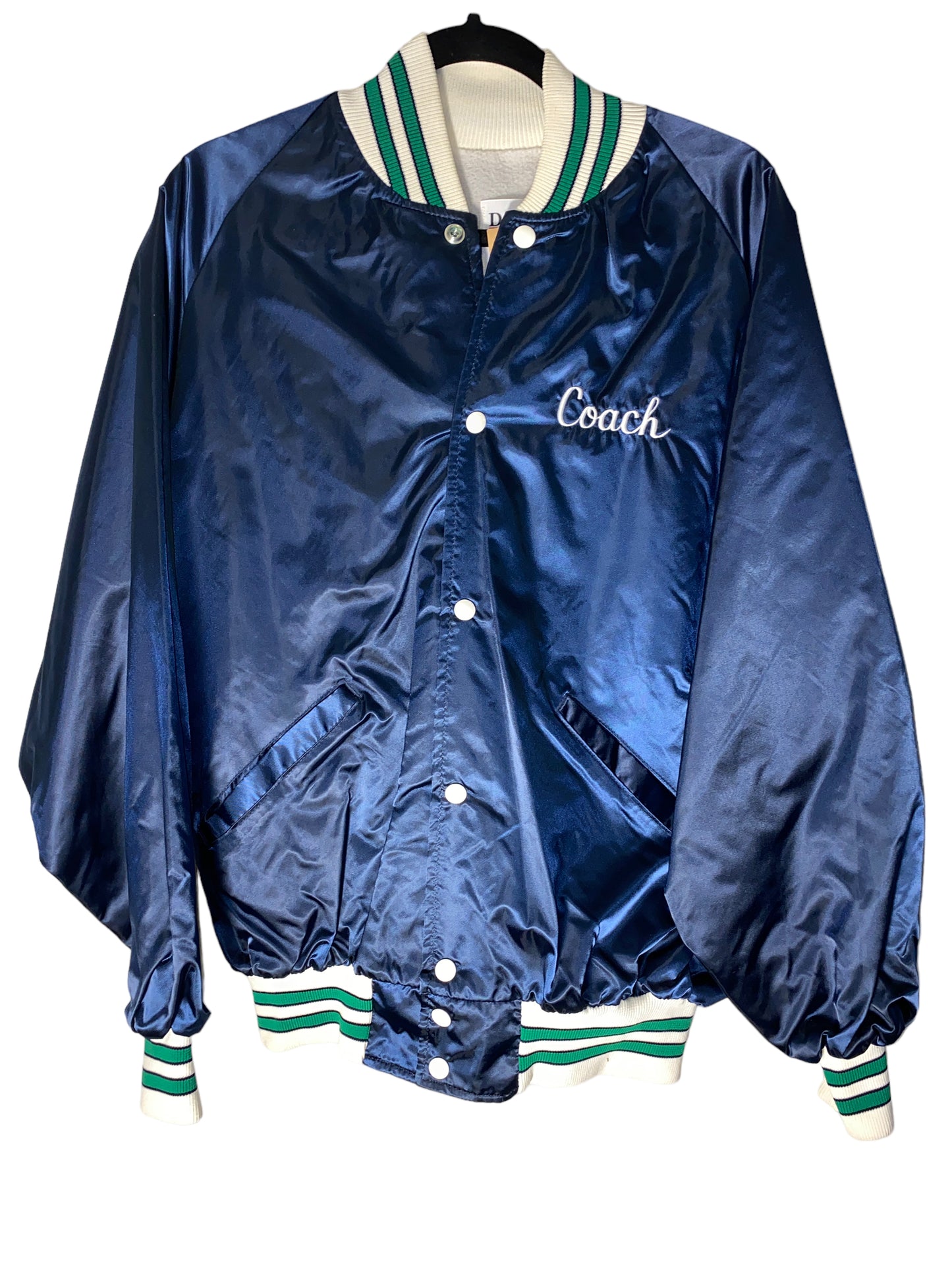 Vintage Satin Bomber Sidewinders Baseball Jacket