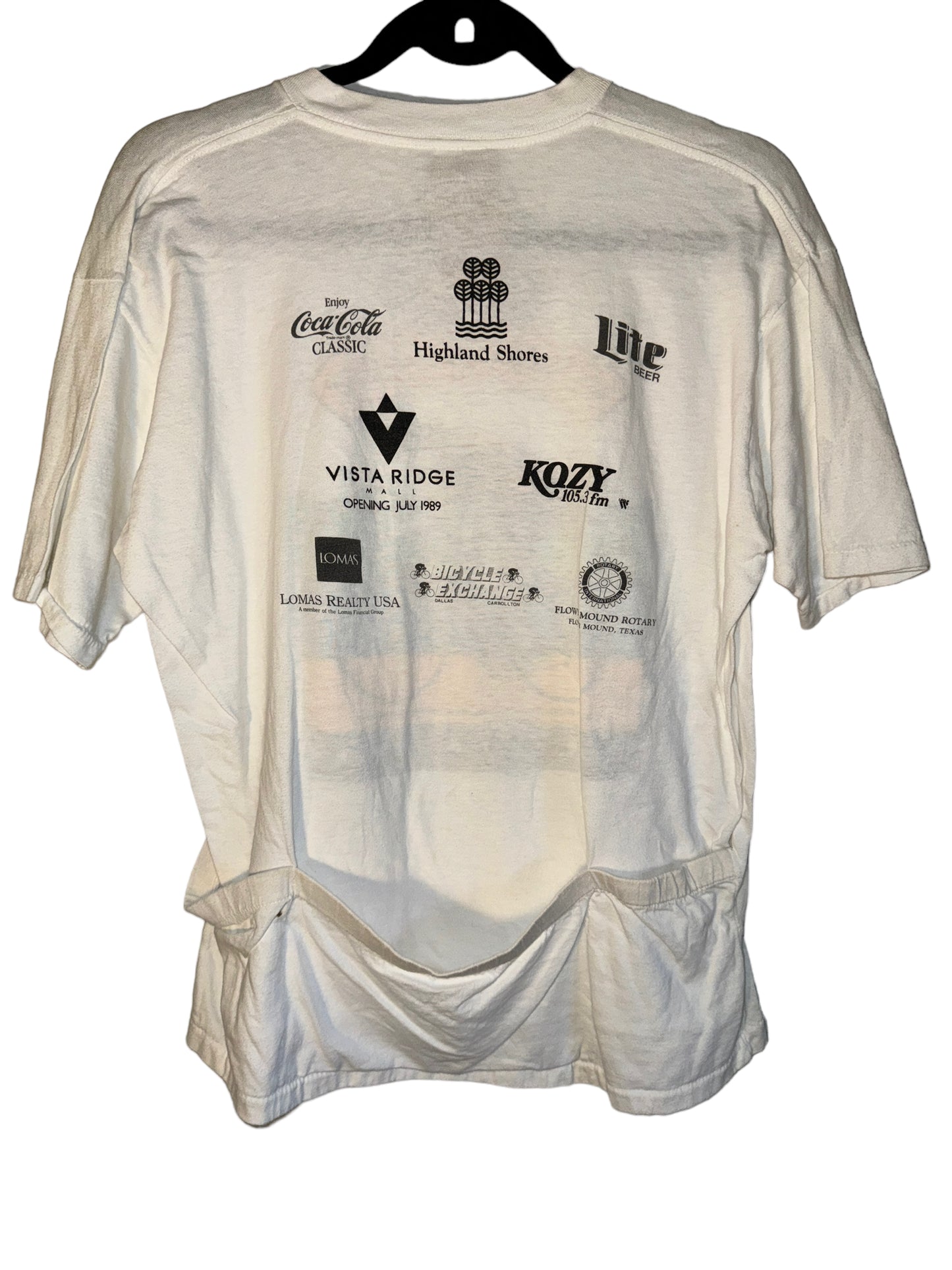 Vintage Bicycle Race Shirt With Bottle Holder 1980s Bike Cyclist