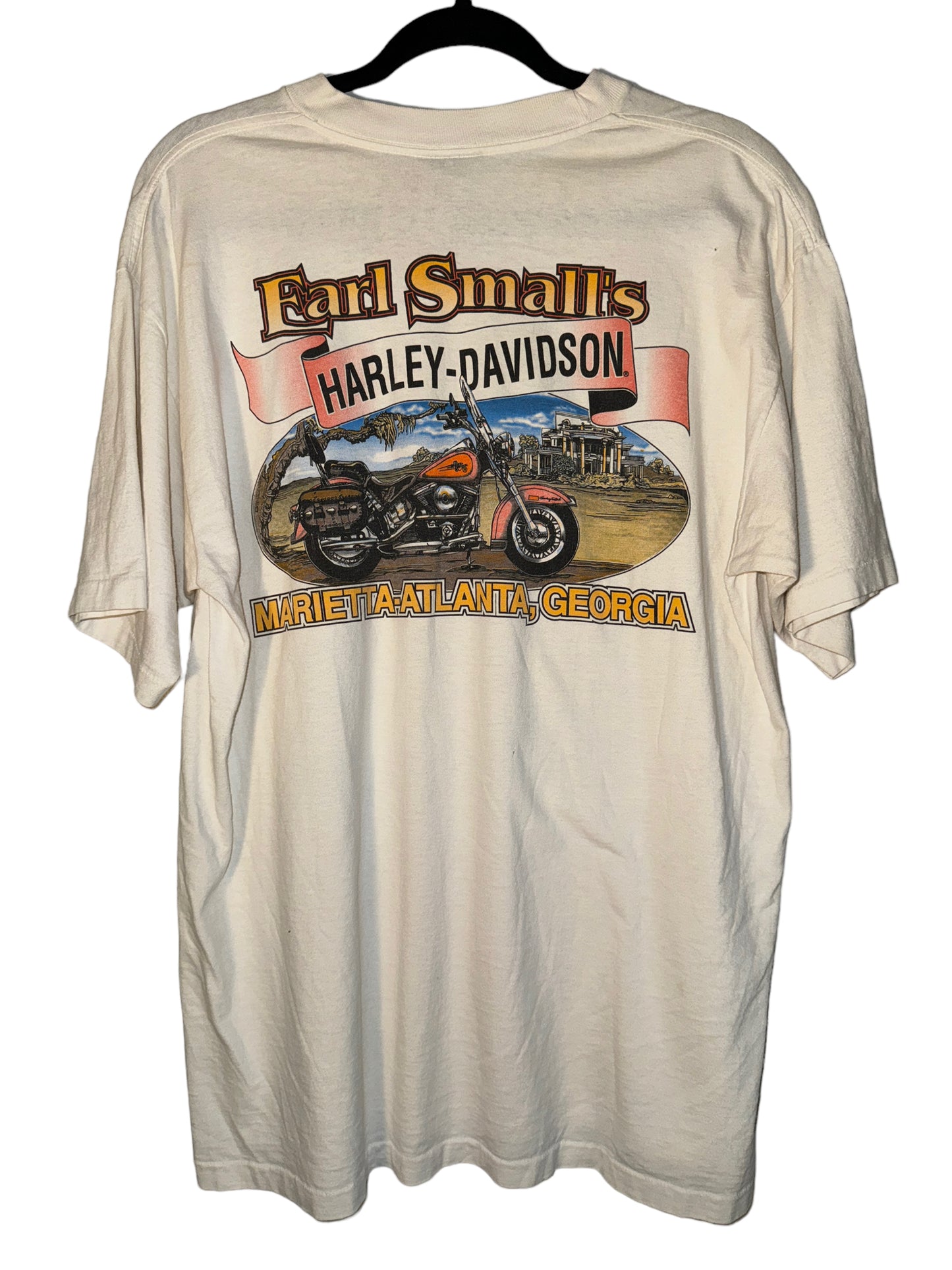 Vintage Harley Davidson Shirt Earl Smalls Georgia