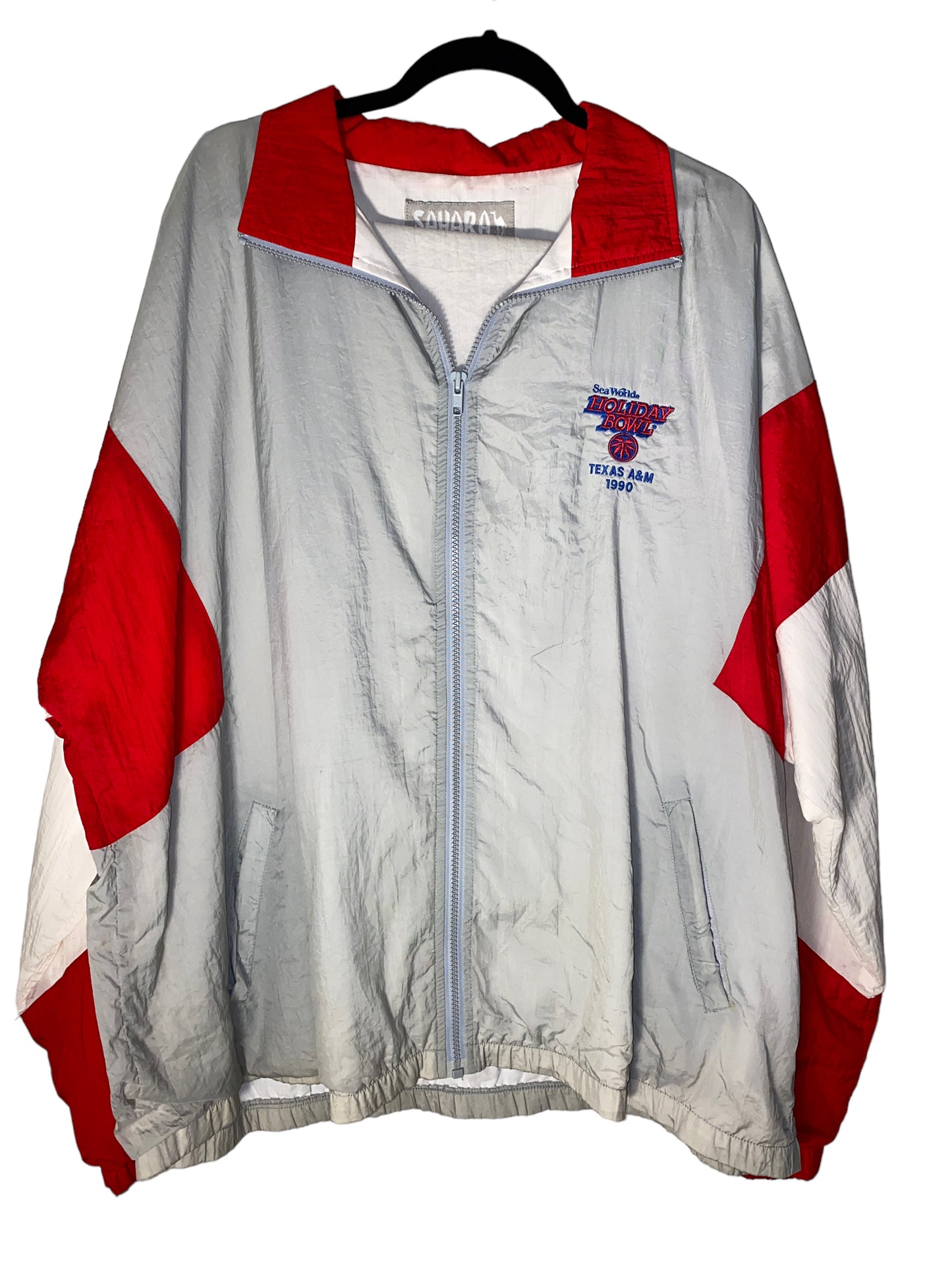 Vintage Texas A&M Windbreaker Holiday Bowl 1990