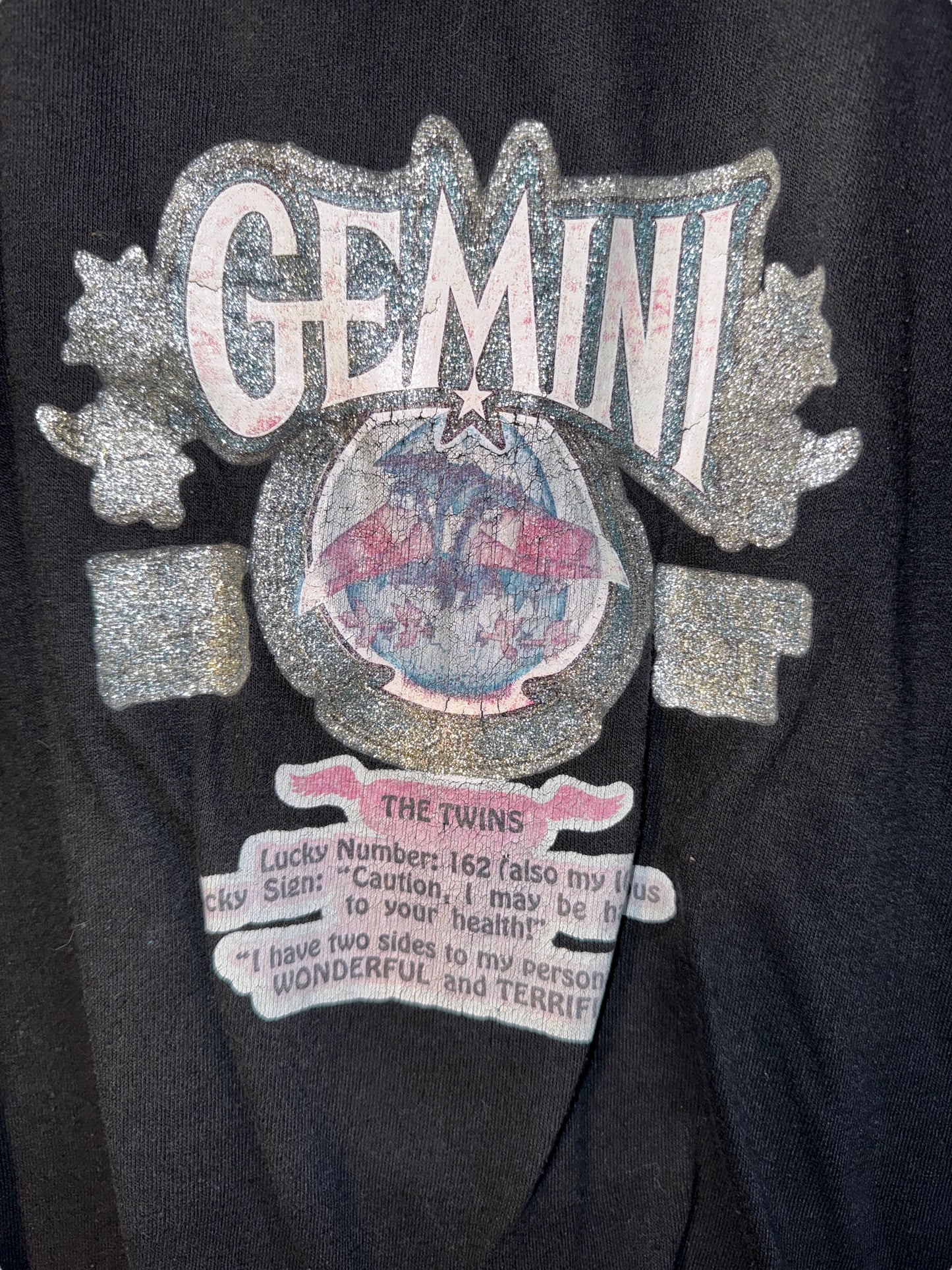 Vintage Astrology Shirt 1970s Gemini Astrological Sign
