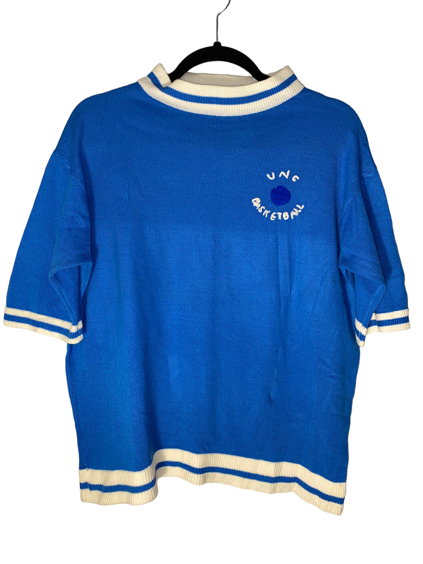 Vintage UNC Basketball Knit Shirt Very Rare 1960s Tarheels Shirt