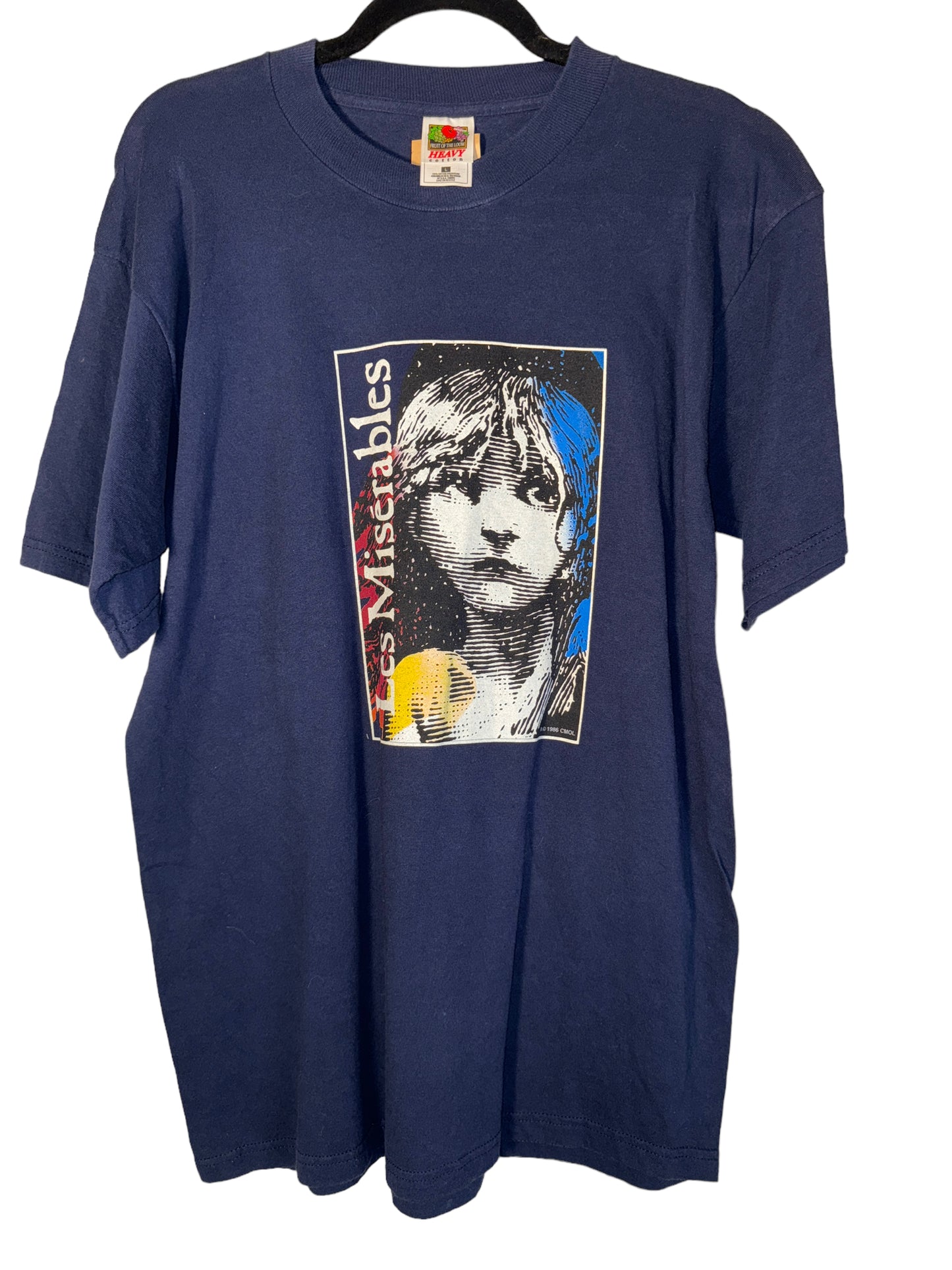 Vintage Les Miserable Shirt 1990s Broadway Graphic Tee
