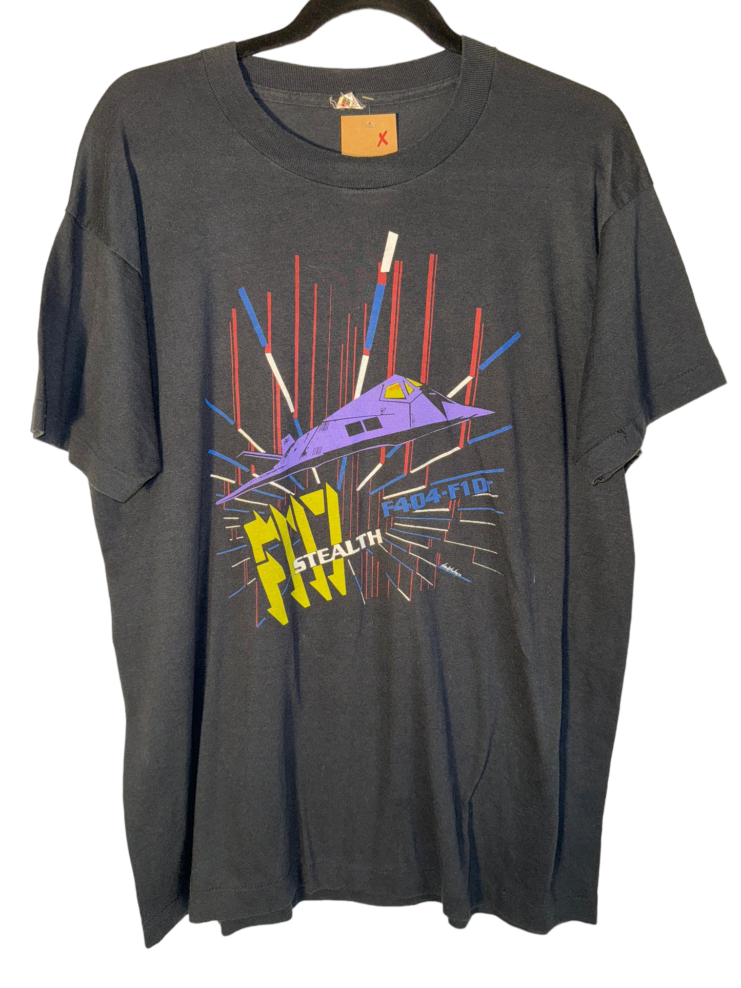 Vintage Stealth Fighter Shirt F117 Fighter Jet Graphic Tee