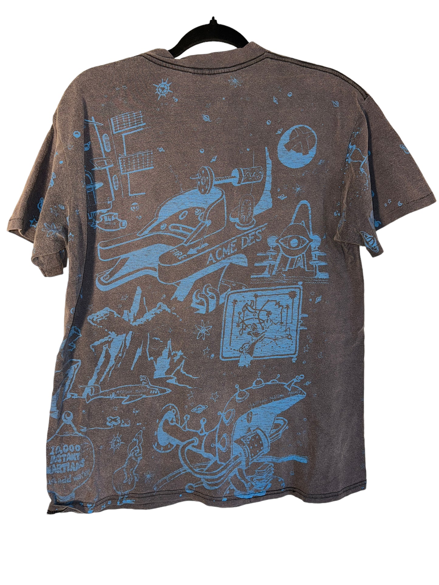 Vintage Marvin The Martian Shirt AOP Loonatic Streetwear 1990s