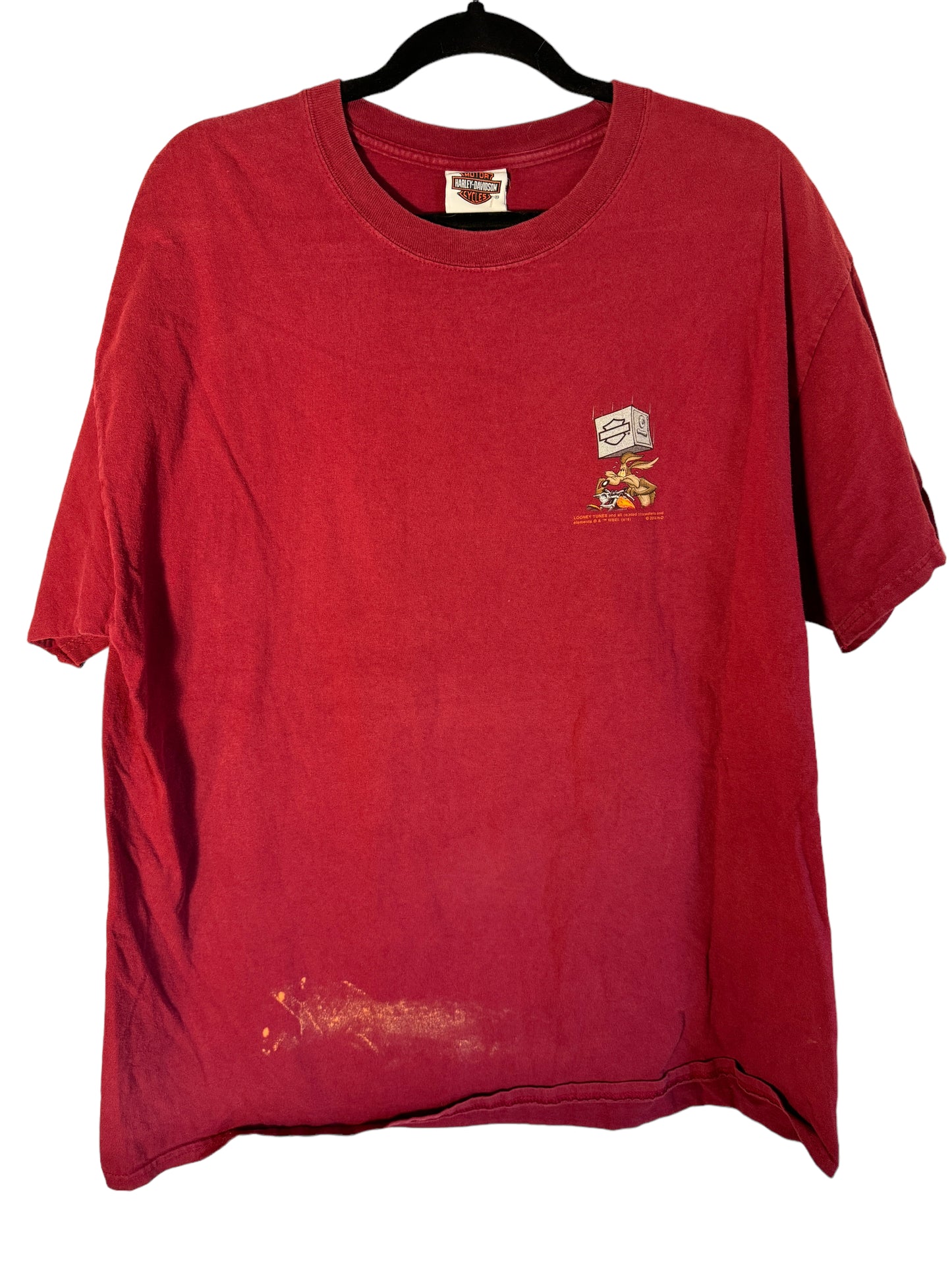 Harley Davidson Looney Tunes Shirt Roadrunner Wylie Coyote Grand Canyon