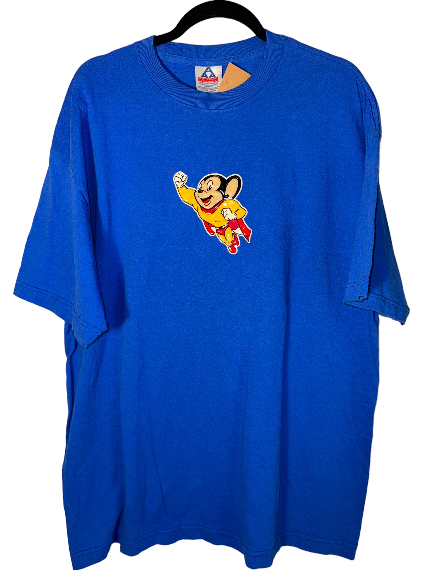 Vintage Mighty Mouse Shirt Hard Vinyl Tee