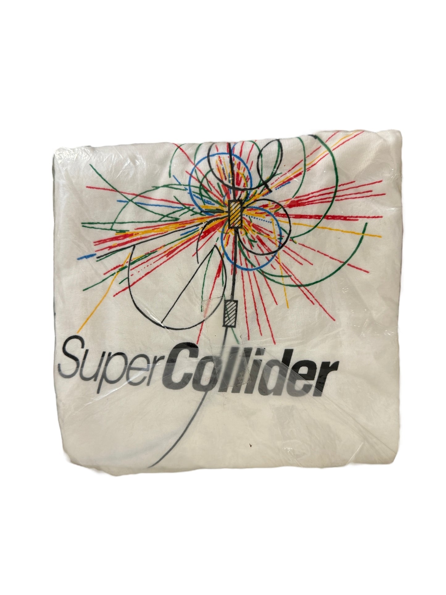 Vintage Super Collider Shirt Science Graphic Tee 1990s