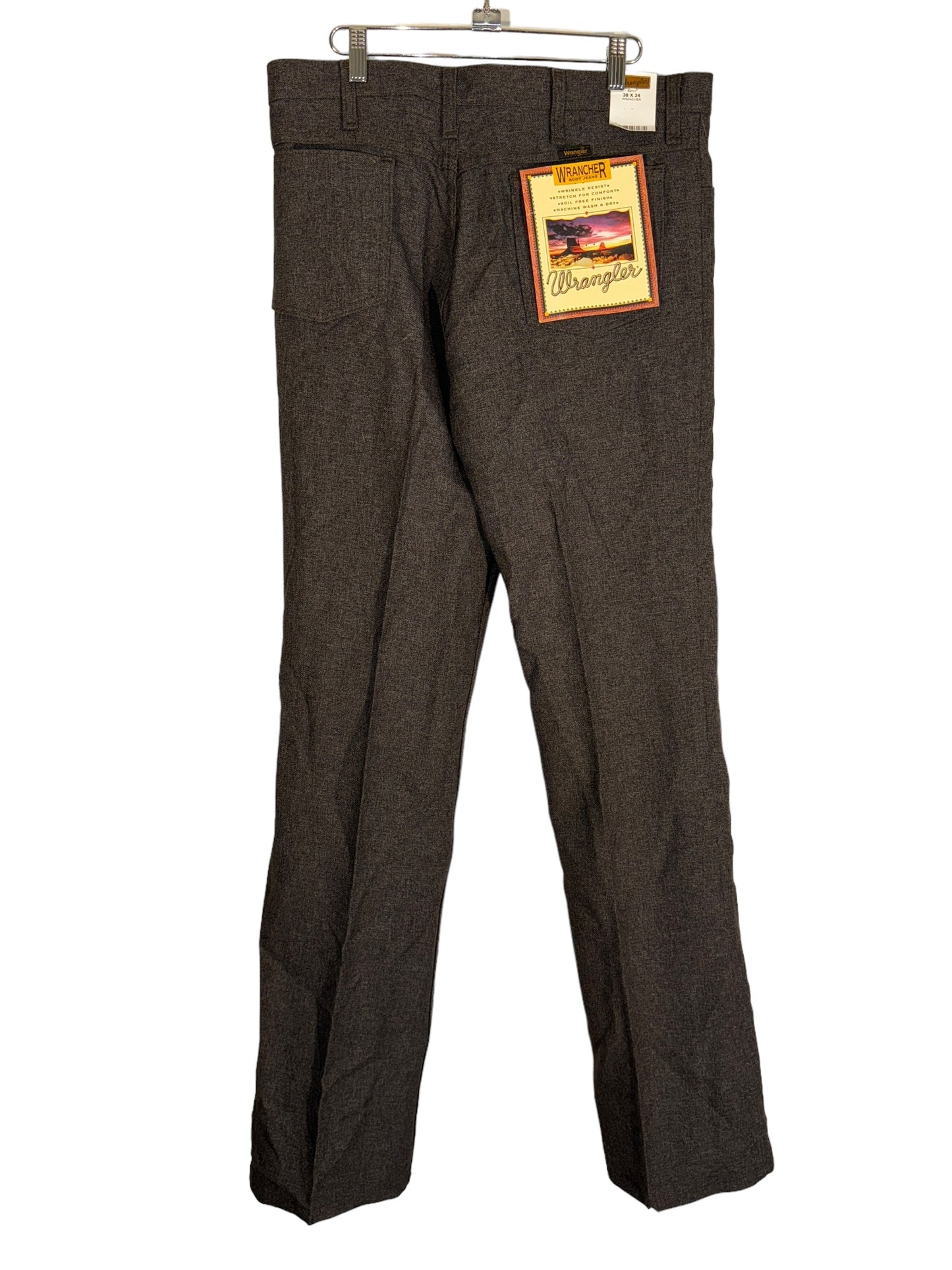 Vintage Wrangler Pants Boot Cut Polyester NWT Deadstock Western