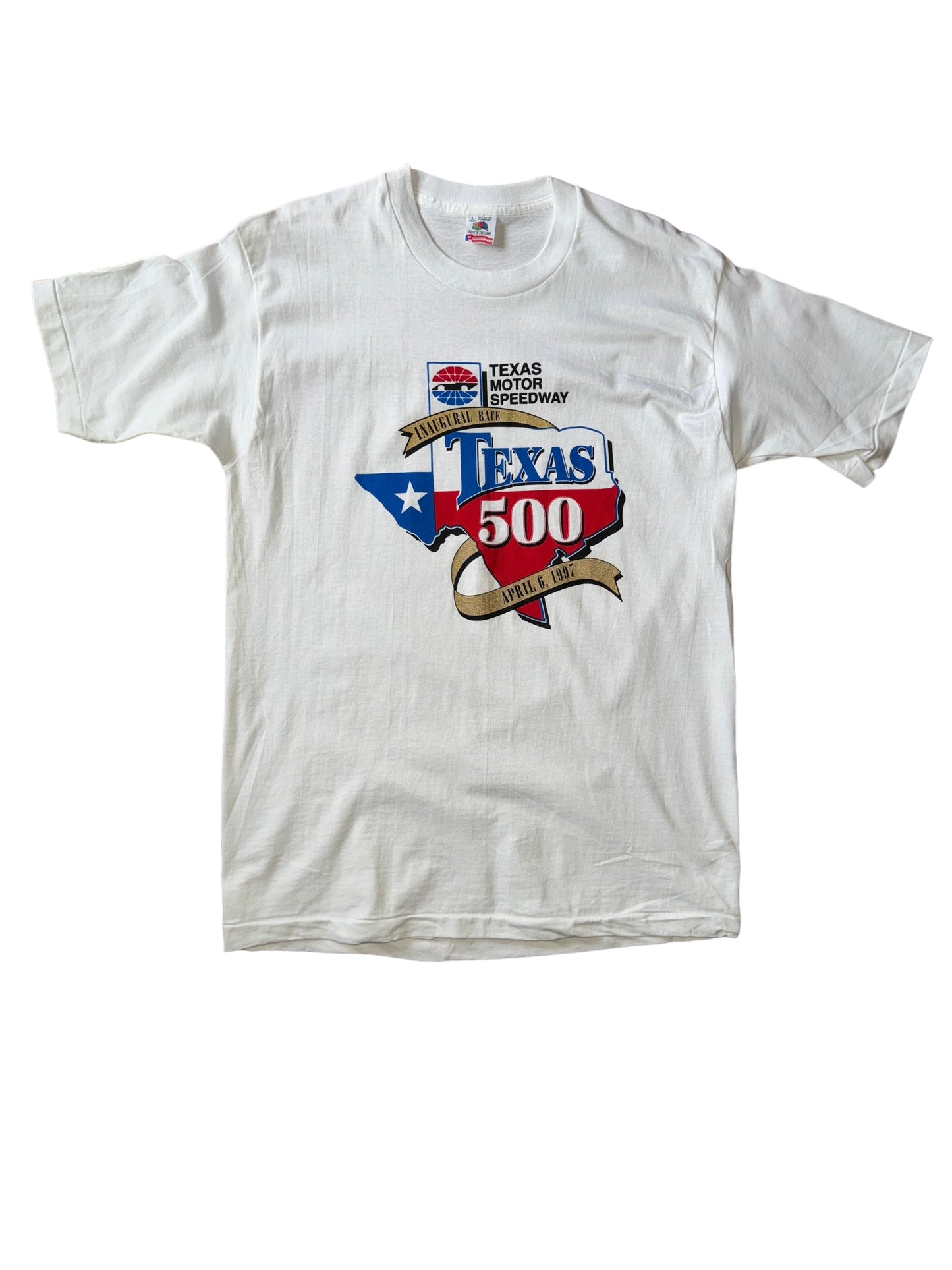 Vintage Texas Motor Speedway Shirt NASCAR 1997 Inaugural Race
