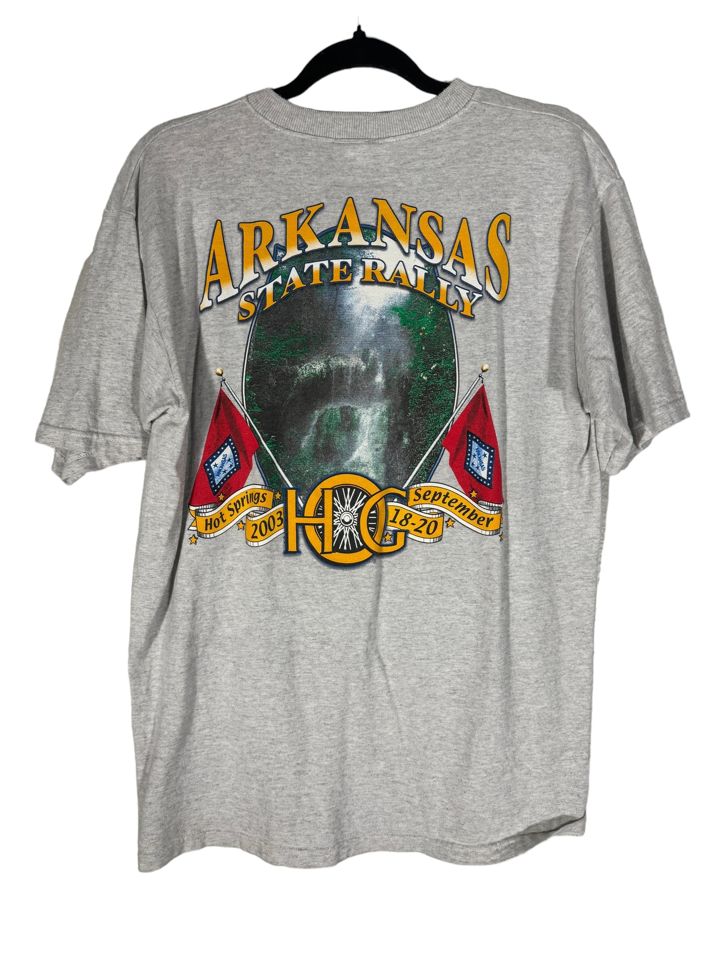 Vintage HOG Shirt Harley Owners Group 2003 Henley
