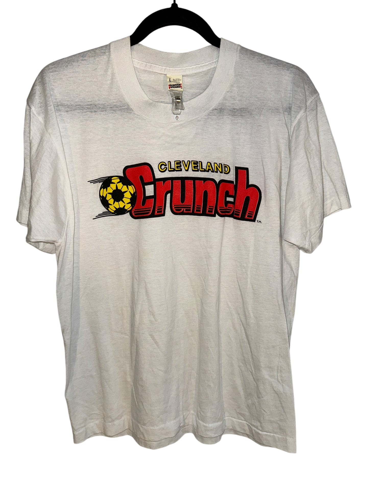 Vintage Cleveland Crunch Shirt MISL Soccer Tee 1980s