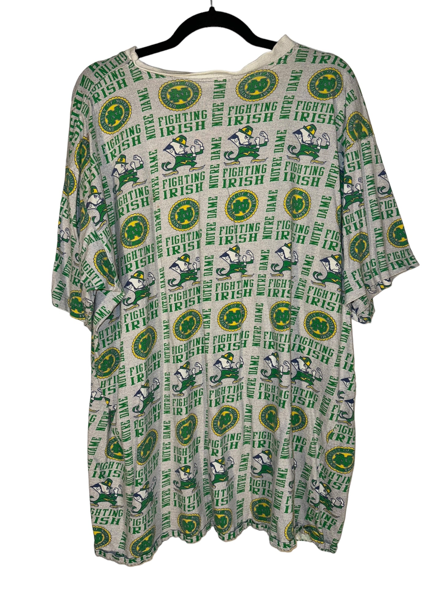 Vintage Notre Dame Shirt AOP Notre Dame Fighting Irish 1990s