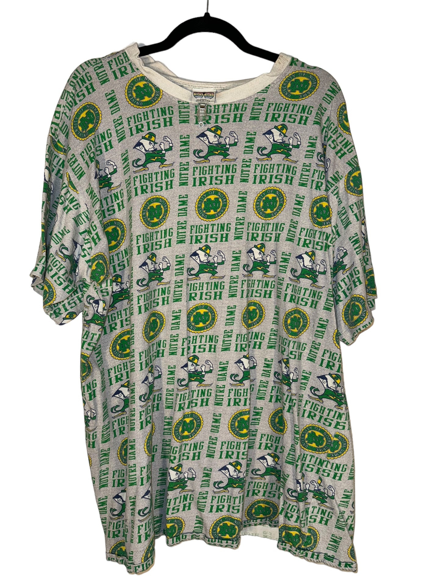 Vintage Notre Dame Shirt AOP Notre Dame Fighting Irish 1990s