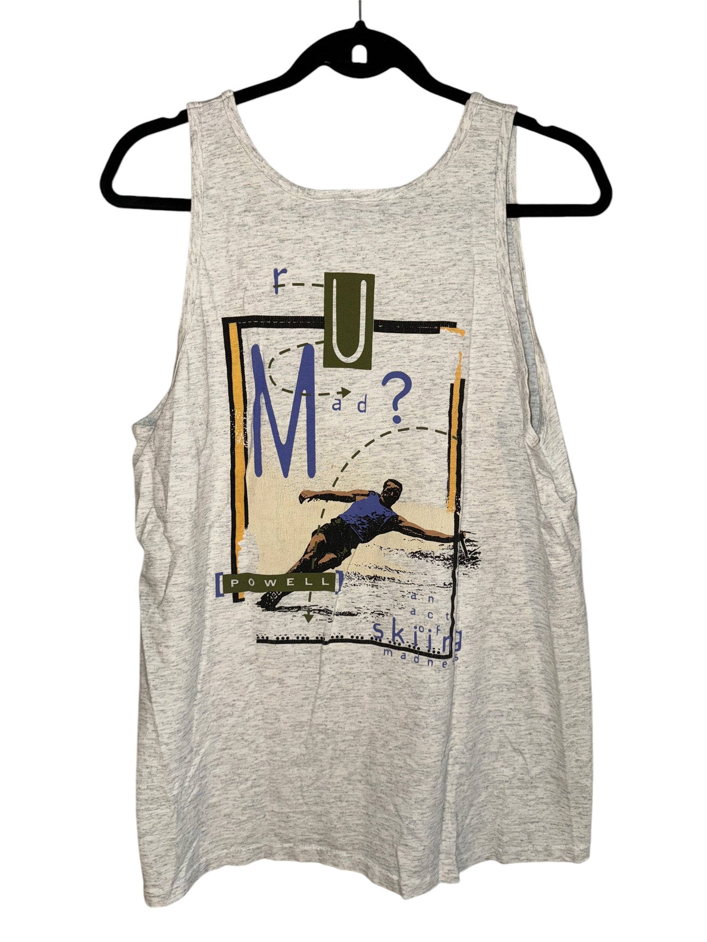 Vintage Skiing Shirt Water Skiing Water Sports 1990s Tank Top